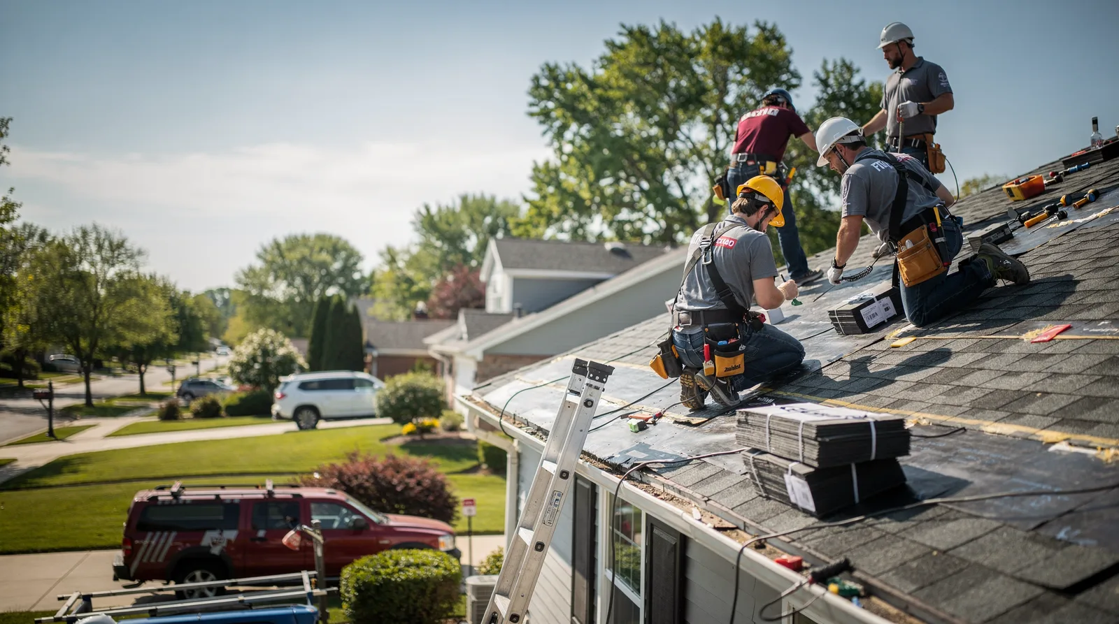 Roof Repair in Palestine, IL around you